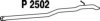 FENNO P2502 Exhaust Pipe